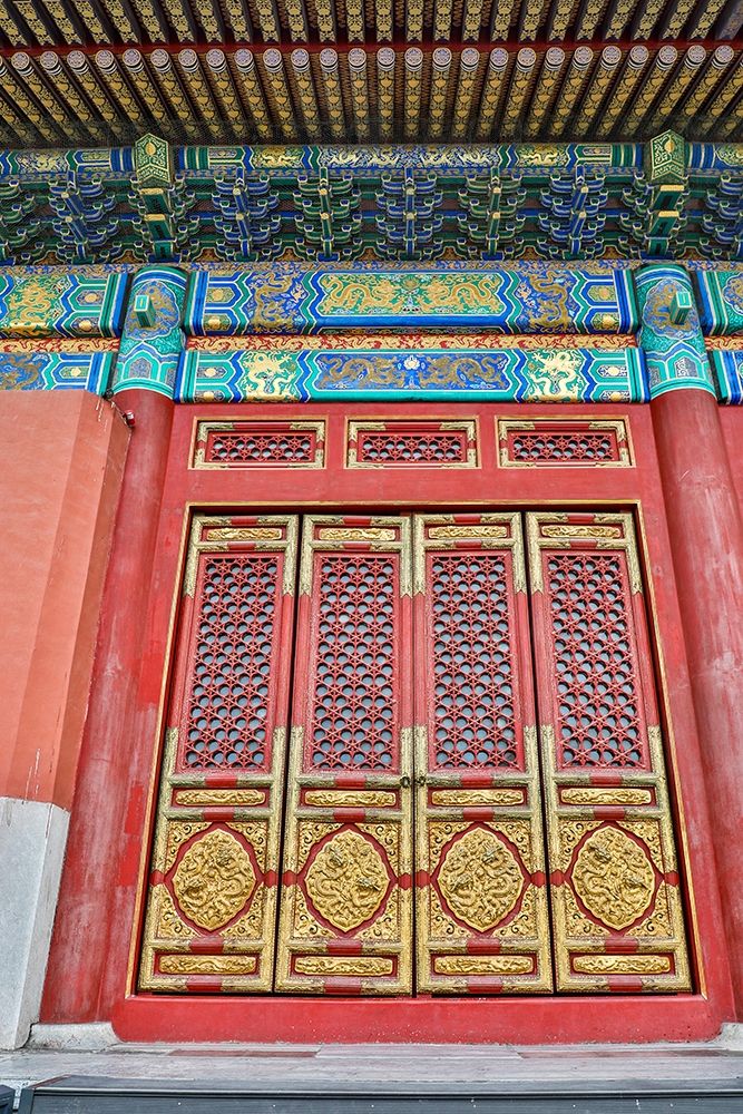 Asia-China-Beijing-Building Detail of the Forbidden City
